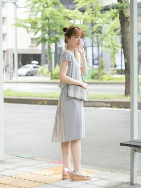 「URBAN RESEARCH（アーバンリサーチ）のアイテム（その他）」を使った、airiさん（レディース・160cm）の夏コーディネート