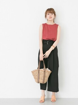 airiさん（レディース・160cm）の夏コーディネート