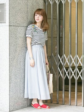 「URBAN RESEARCH（アーバンリサーチ）のアイテム（その他）」を使った、airiさん（レディース・160cm）の夏コーディネート