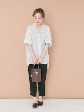 「アキコーデ」｜「アイテム（その他）」を使った、airiさん（レディース・160cm）の夏コーディネート
