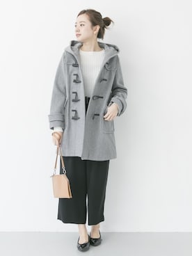 「URBAN RESEARCH（アーバンリサーチ）のアイテム（ダッフルコート）」を使った、airiさん（レディース・160cm）の秋コーディネート