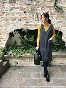 airiさん(レディース・160cm)の冬コーディネート