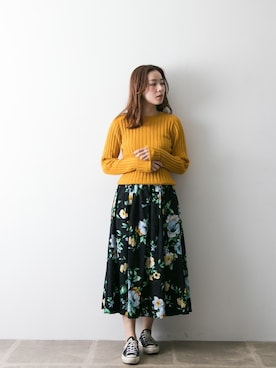 airiさん(レディース・160cm)の冬コーディネート