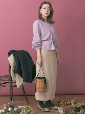 airiさん（レディース・160cm）の冬コーディネート