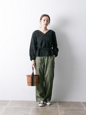 airiさん（レディース・160cm）の春コーディネート