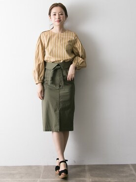 airiさん（レディース・160cm）の春コーディネート