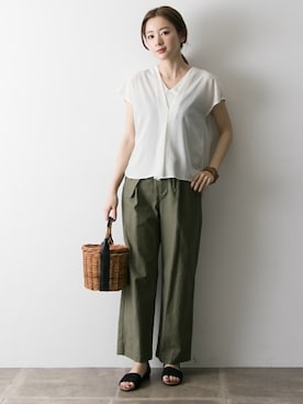 airiさん（レディース・160cm）の春コーディネート