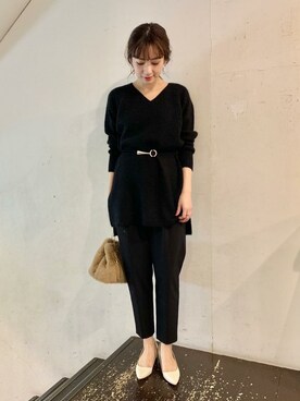 「アーバンリサーチ」｜「アイテム（その他トップス）」を使った、airiさん（レディース・160cm）の冬コーディネート