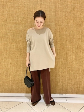 「URBAN RESEARCH（アーバンリサーチ）のアイテム（チュニック）」を使った、airiさん（レディース・160cm）の秋コーディネート