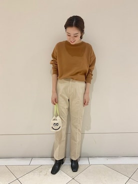 「ACCOMMODE（アコモデ）のアイテム（財布/小物）」を使った、airiさん（レディース・160cm）の秋コーディネート