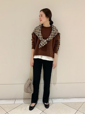 airiさん（レディース・160cm）の秋コーディネート