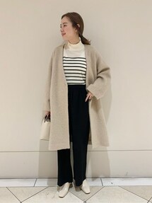 URBAN RESEARCH（アーバンリサーチ）の「シャギーモヘヤVネックコート