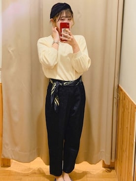 「ボーイッシュ」｜「アイテム（財布/小物）」を使った、ＹＵＲＩＮＡさん（レディース・165cm）の冬コーディネート