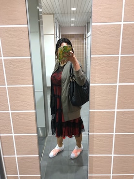 「スボーツミックス」｜「アイテム（スリッポン）」を使った、chiccaさん（レディース・163cm）の春コーディネート