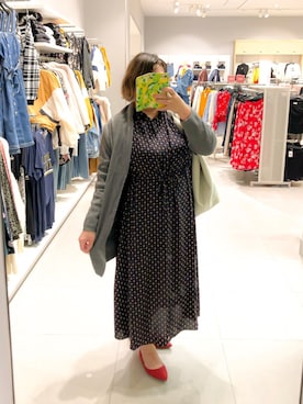 「INHERIT（インヘリット）のアイテム」を使った、chiccaさん（レディース・163cm）の秋コーディネート