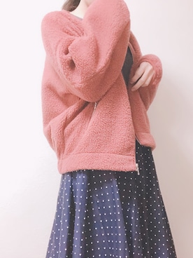 「アイテム（ブルゾン）」を使った、ひなのさん（レディース・165cm・10代）の秋コーディネート