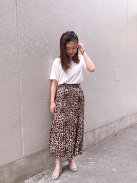 「リエディ(Re:EDIT)」｜なっちさん（レディース・157cm）の夏コーディネート