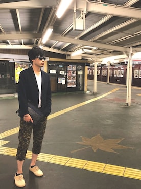 「DICAS（ディカス）のアイテム」を使った、Nさん（メンズ・177cm）の秋コーディネート