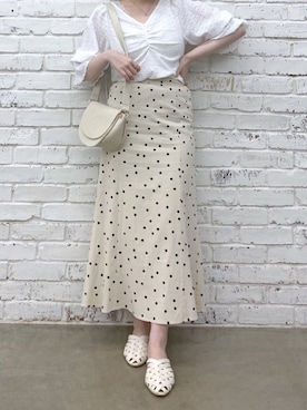 「消えそうな色コーデ」｜「アイテム（その他）」を使った、maikoさん（レディース・158cm）の春コーディネート