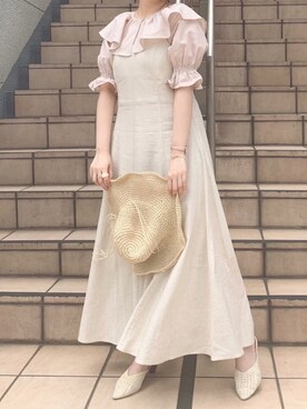 「消えそうな色コーデ」｜「アイテム（その他）」を使った、maikoさん（レディース・158cm）の春コーディネート