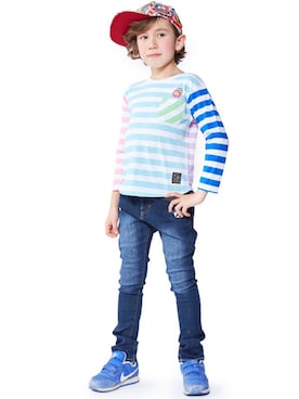 「STORIES（ストーリーズ）のアイテム」を使った、storiesさん（キッズ・110cm）の冬コーディネート