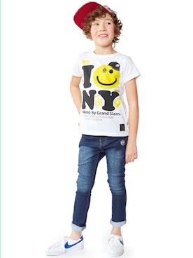 「子供服」｜storiesさん（キッズ・110cm）の冬コーディネート