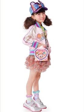 「GrandGround（グラグラ）のアイテム」を使った、storiesさん（キッズ・110cm）の冬コーディネート