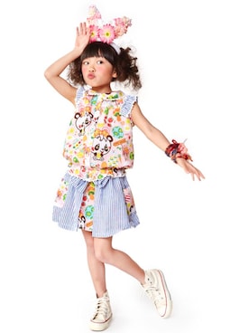 「GrandGround（グラグラ）のアイテム」を使った、storiesさん（キッズ・110cm）の春コーディネート