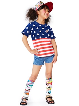 「JAM（ジャム）のアイテム（トップス）」を使った、storiesさん（キッズ・110cm）の春コーディネート