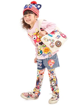 「JAM（ジャム）のアイテム（帽子）」を使った、storiesさん（キッズ・110cm）の夏コーディネート