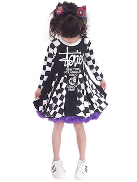 「アイテム（スカート）」を使った、storiesさん（キッズ・110cm）の夏コーディネート