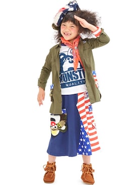 「子供服」｜storiesさん（キッズ・110cm）の夏コーディネート