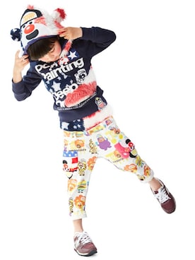 「JAM（ジャム）のコシバキハーフ＆ハーフパンツ（その他パンツ）」を使った、storiesさん（キッズ・110cm）の秋コーディネート