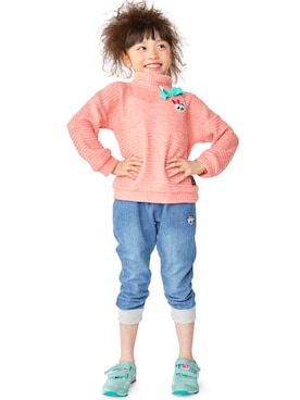 「アイテム（デニムパンツ）」を使った、storiesさん（キッズ・110cm）の秋コーディネート