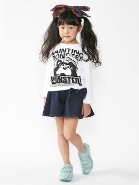 「アイテム（ヘアアクセサリー）」を使った、storiesさん（キッズ・110cm）の冬コーディネート