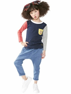 「アイテム（ヘアアクセサリー）」を使った、storiesさん（キッズ・110cm）の冬コーディネート