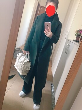 「COMME CA DU MODE（コムサデモード）のアイテム（その他アウター）」を使った、juntanさん（レディース・154cm）の冬コーディネート
