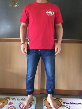 「REALIZE（リアライズ）のアイテム」を使った、ゆずりんさん（メンズ・167cm）の秋コーディネート