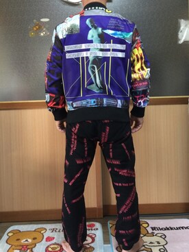 「DIESEL（ディーゼル）のアイテム（ナイロンジャケット）」を使った、ゆずりんさん（メンズ・167cm）の秋コーディネート
