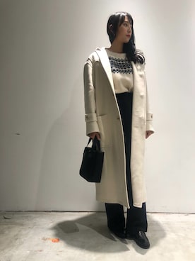 「BRADY」｜「アイテム（ローファー）」を使った、ジヒョンさん（レディース・161cm）の秋コーディネート