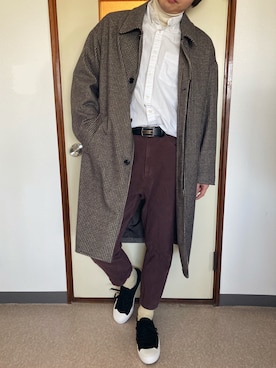 「UNIQLO（ユニクロ）の50色ソックス（消臭機能付き）（ソックス/靴下）」を使った、keiさん（メンズ・176cm）の冬コーディネート