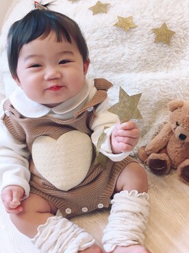 「babygap」｜「アイテム（サロペット/オーバーオール）」を使った、yopanyさん（レディース・160cm）の秋コーディネート