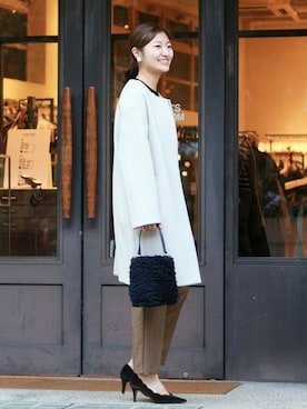 「IENA（イエナ）のアイテム（ジャケット/アウター）」を使った、Tanaさん（レディース・164cm）の秋コーディネート