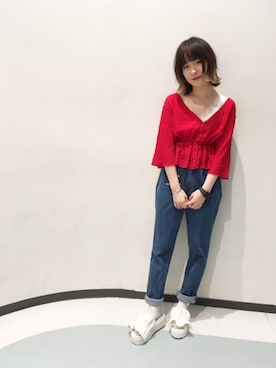 sayakayoshiさん（レディース・153cm）の春コーディネート