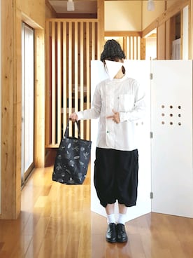 「FRAPBOIS」｜「アイテム（スラックス）」を使った、yoshiさん（レディース・158cm）の冬コーディネート