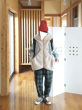 yoshiさん（レディース・158cm）の冬コーディネート