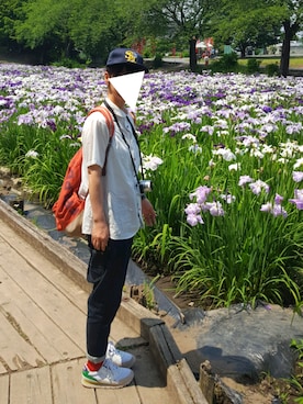 「FRAPBOIS（フラボア）のアイテム（リング）」を使った、yoshiさん（レディース・158cm）の夏コーディネート