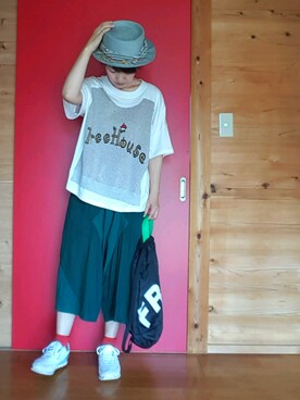 yoshiさん（レディース・158cm）の夏コーディネート