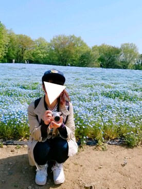 「FRAPBOIS」｜「アイテム（ステンカラーコート）」を使った、yoshiさん（レディース・158cm）の春コーディネート