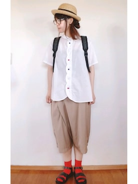 yoshiさん（レディース・158cm）の夏コーディネート